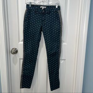 BCBGeneration Navy and Pewter Polka Dots Jeans | 24